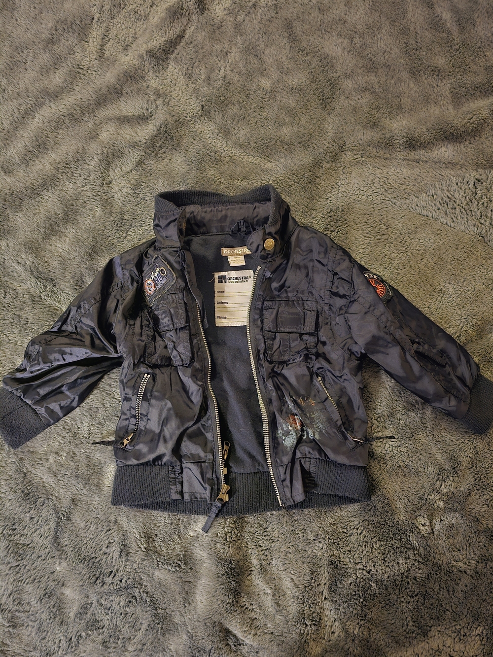 Orchestra France Brand Size 12 Month Navy Blue Jacket